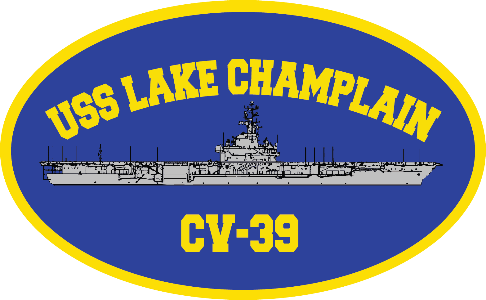 USS Lake Champlain CV39 Decal US Navy Aircraft Carrier Decals