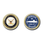 USS Nautilus SSN-571 Silhouette Veteran Challenge Coin US