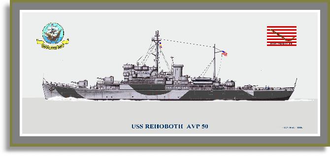 USS Rehoboth AVP-50 Print - Other Ships N-R - PriorService.com