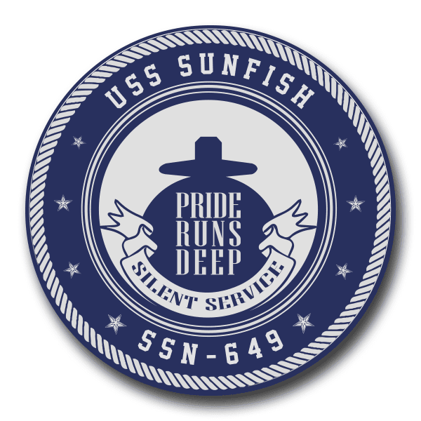 USS Sunfish SSN649 Decal US Navy Submarine Decals