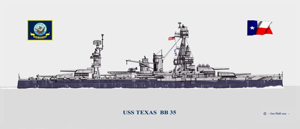Popular Patch BB-35 USS Texas Military Patch - Historical & Period Theme