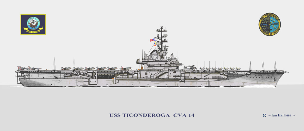 Warship Pictorial No. 22 - USS Ticonderoga CV/CVA/CVS-14