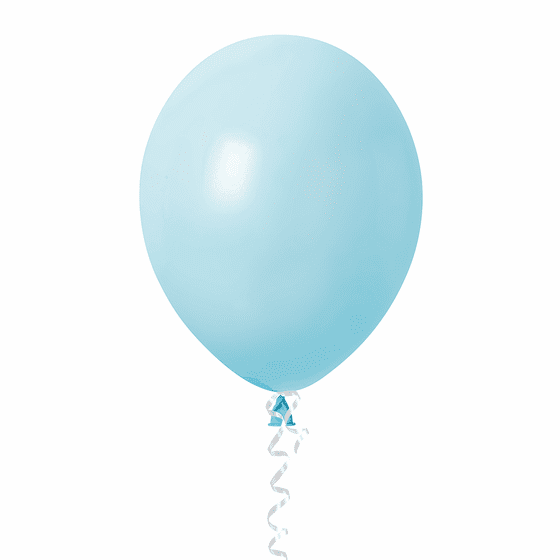 11" Baby Blue Bliss Latex Balloons