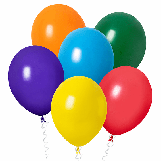 11" Color Blast Assortment Latex Balloons