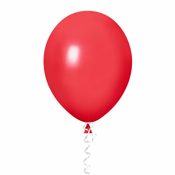 11" Crimson Red Latex Balloons