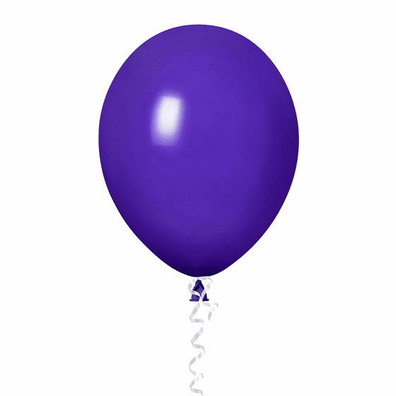 11" Royal Purple Latex Balloons