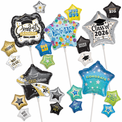14" Graduation Mini Shapes PK20
