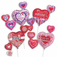 14'' Shape Valentine's Day Air-Filled Balloons