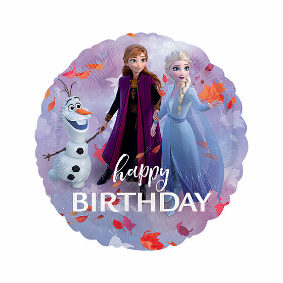 17" Frozen 2 HBD Balloon