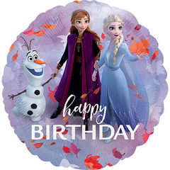 17" Frozen 2 HBD Balloon