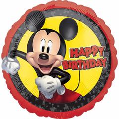 17" Mickey Mouse Forever Happy Birthday Balloon