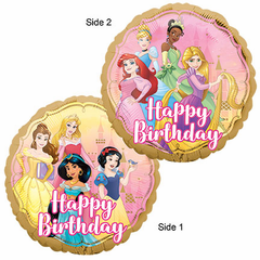 17" Princess Once Upon a Time Happy Birthday Balloon