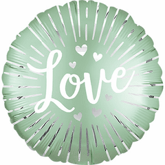 17" Satin Love Burst Balloon