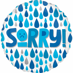 17" Sorry Raindrops Balloon
