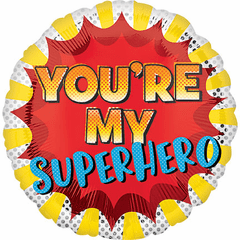 17" You're My Superhero Balloon