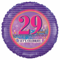 18" 29 Again! Balloon