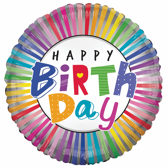 18" Birthday Burst Balloon