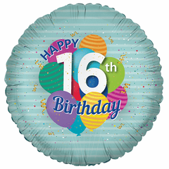 18" Celebrate 16 Balloon