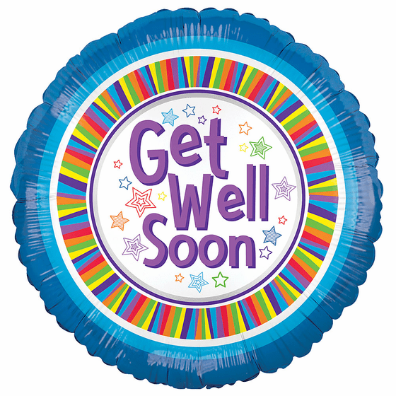 18" Cheerful Get Well Soon 
