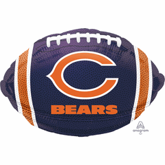 18" Chicago Bears Football Shape Balloon