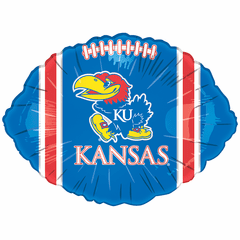 18" Collegiate University of Kansas Football Balloon