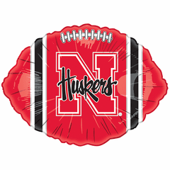 18" Collegiate University of Nebraska Football Balloon