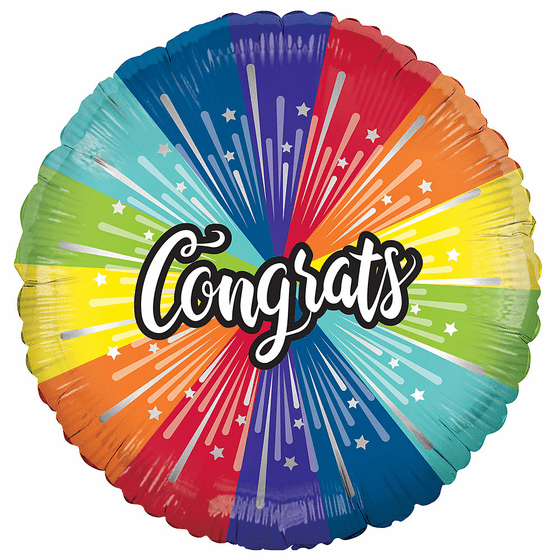 18" Congrats Burst 