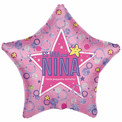 18" Es Una Nina Hola Balloon