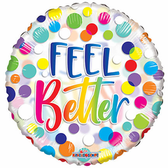 18" Feel Better Dots Balloon
