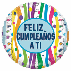 18" Feliz Cumpleanos A Ti Balloon