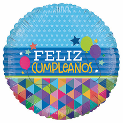 18" Feliz Cumpleanos Balloon