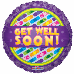 18" Get Well Bandage Balloon