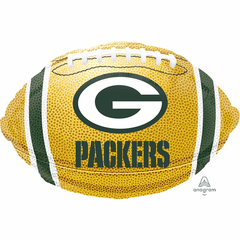 18'' Green Bay Packers Football Shape Balloon