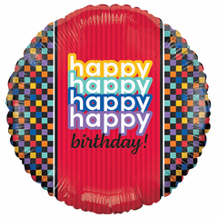 18" Happy Happy Birthday