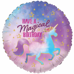 18" Have a Magical Birthday Unicorn Balloon