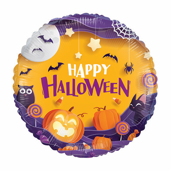 18" Hazy Halloween Balloon