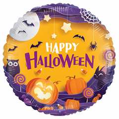 18" Hazy Halloween Balloon