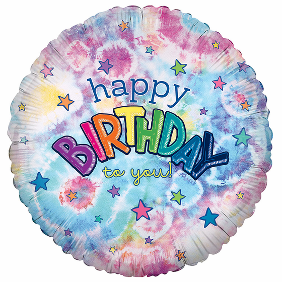 18" HBD Tie Dye