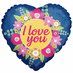 18" Heart - Love Floral