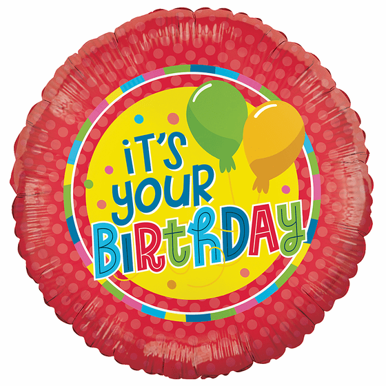 18" It's Your Birthday Balloon