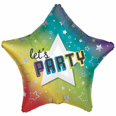 18" Let's Party Balloon