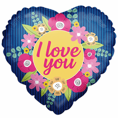 18" Love Floral Balloon