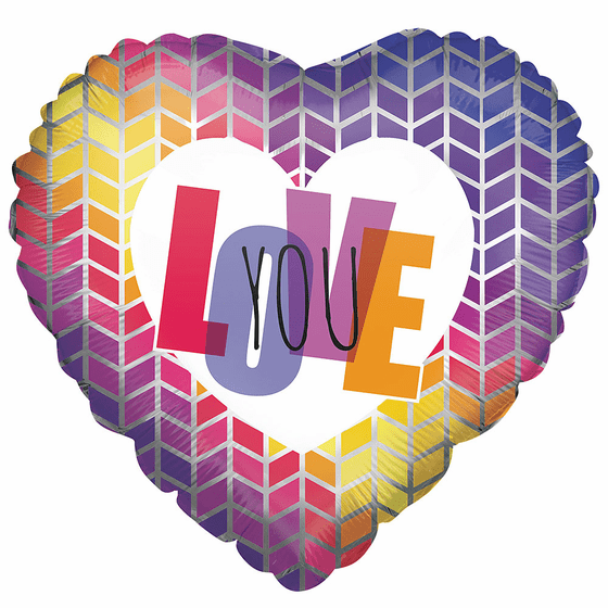 18" Love You Colors 