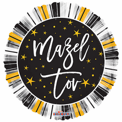 18" Mazel Tov Stars Balloon