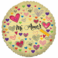 18" Mi Amor Love Notes Balloon