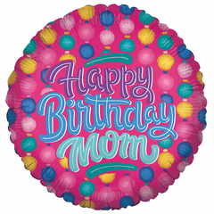 18" Mom's Birthday Balloon