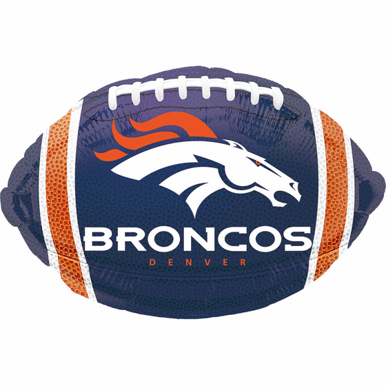 18" NFL Denver Broncos Football Balloon