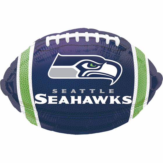 18" NFL Seattle Seahawks Football Balloon