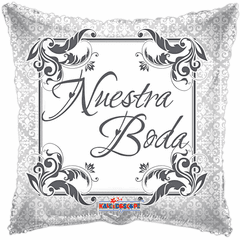 18" Nuestra Boda Ornamental Balloon