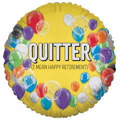 18" Quitter Balloon
